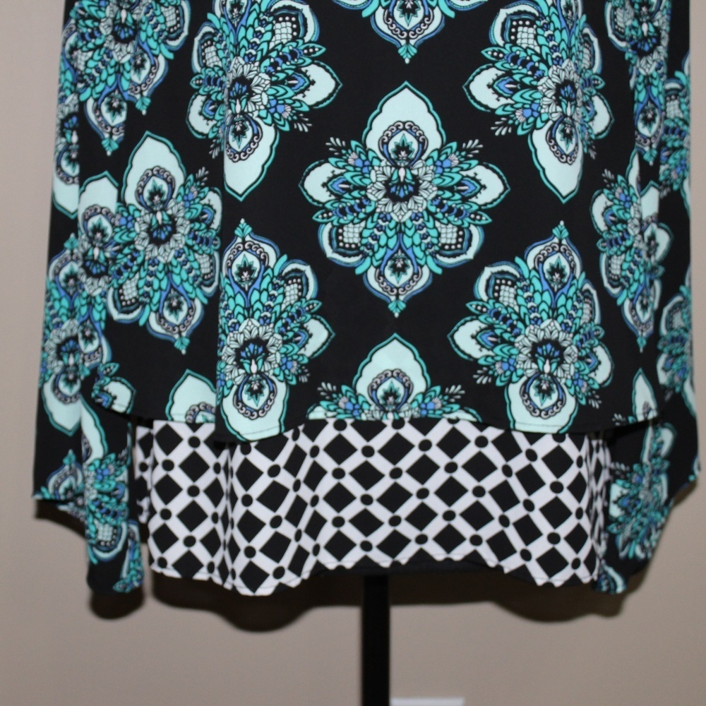 Kaari Blue Multi-Color Blouse - Picture 4 of 8